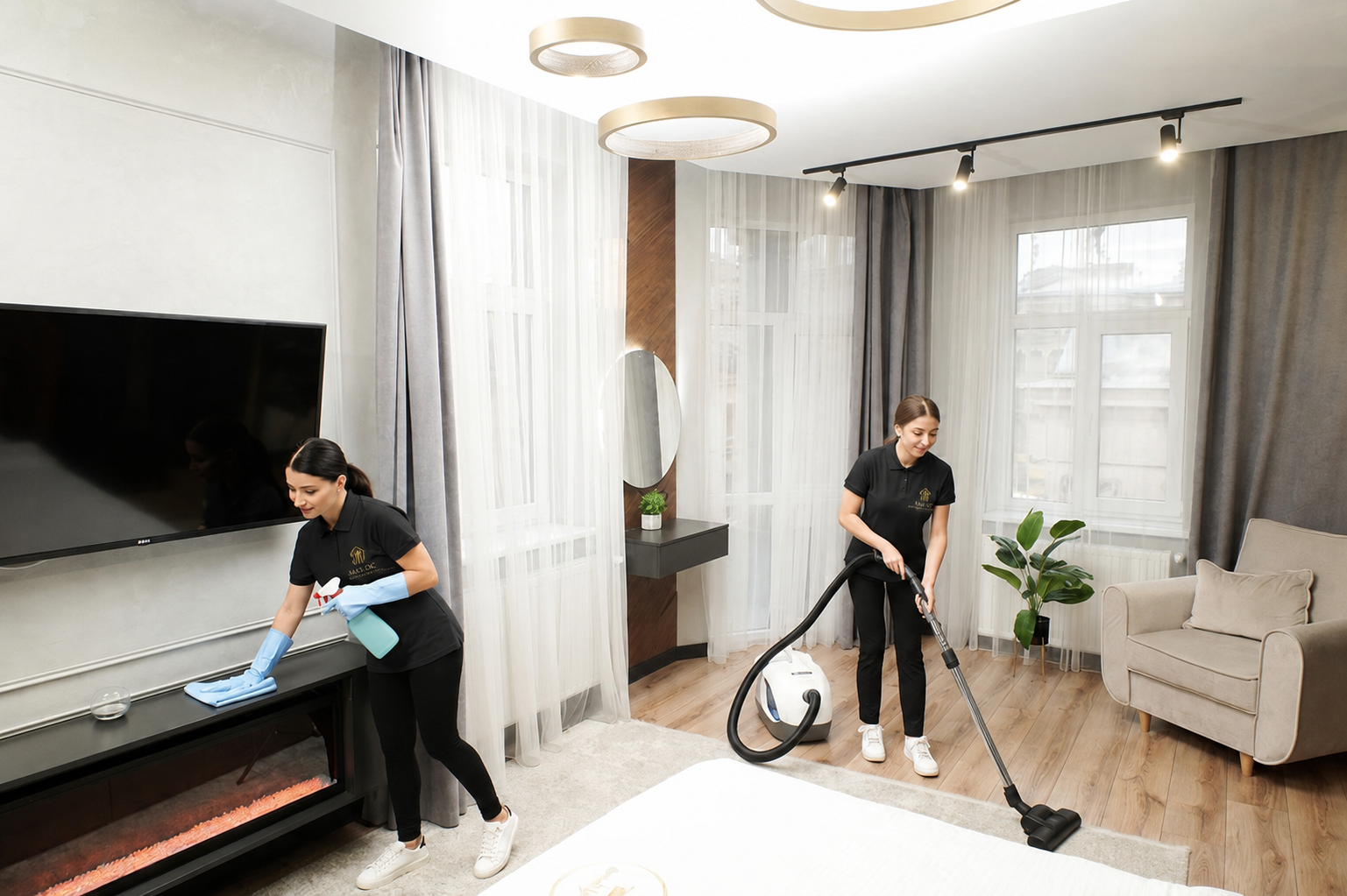 MAS DC Services & Solutions team cleaning
